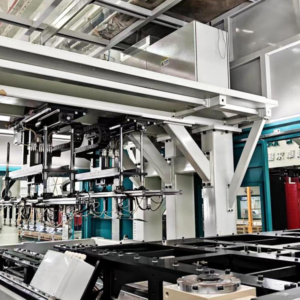 Ligne de production automatique d'empilage de noyaux de transformateur en ligne ZXD-440